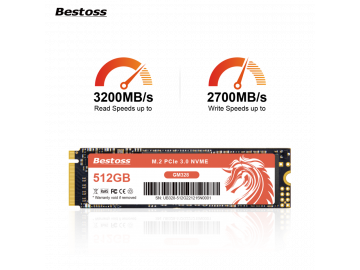 Ổ cứng SSD NVME Bestoss GM328 256GB/512GB/1TB/2TB - Đọc/Ghi 3200/2700MB/s (NVMe PCIe Gen3x4, M2.2280)